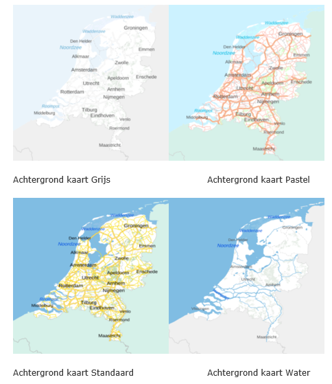 Voorbeeld BRT-Achtergrond kaart