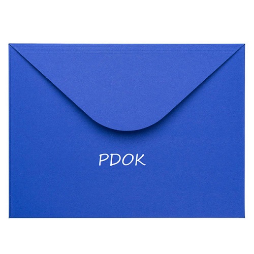 Afbeelding van een blauwe envelope