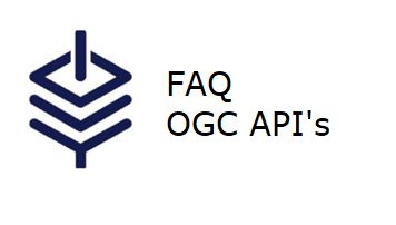 Afbeelding met het PDOK logo en de tekst FAQ OGC APIS