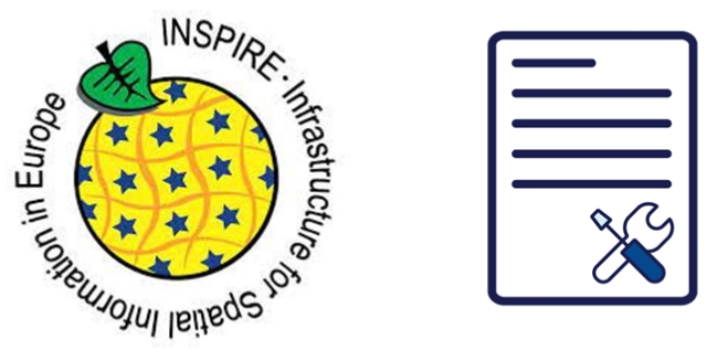 Schermafbeelding van het INSPIRE logo