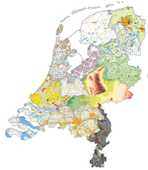 Schermafbeelding van de kaart van Nederland