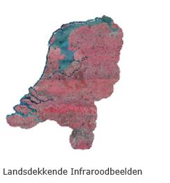 Afbeelding van de landsdekkende infraroodbeelden