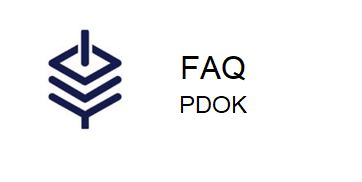 Afbeelding met het PDOK logo en de tekst PDOK faq